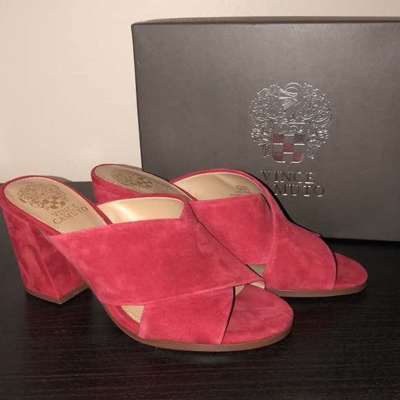 vince camuto fiesta suede block sandal - Picture 5 of 7
